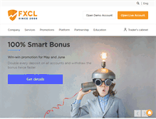 Tablet Screenshot of fxclearing.com